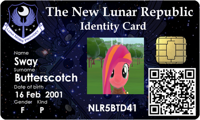 New Lunar Republic Id Card